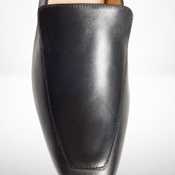 Banana Republic Italian Black Leather Loafers - Size: 6 - Picture 4 of 10